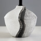 Настольная лампа "Алетта" Е14 40Вт бело-серый 20х20х36 см RISALUX - фото 23051041