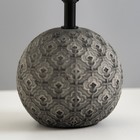 Настольная лампа "Алиша" Е14 40Вт серый 18х18х28 см RISALUX - фото 23051084