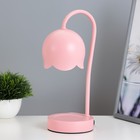 Настольная лампа "Свелл" G9 40Вт розовый 11х11х28 см - фото 3992861