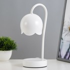 Настольная лампа "Свелл" G9 40Вт белый 11х11х28 см - фото 3992868