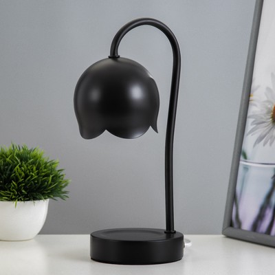 Настольная лампа "Свелл" G9 40Вт черный 11х11х28 см RISALUX