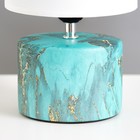 Настольная лампа «Сафари К» Е27 40 Вт лазурный 12.5×12.5×29 см RISALUX - Фото 4