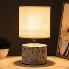 Настольная лампа "Сафари К" Е14 40Вт бело-серый 12,5х12,5х29 см RISALUX - Фото 2