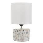 Настольная лампа "Сафари К" Е14 40Вт бело-серый 12,5х12,5х29 см RISALUX - Фото 6
