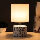 Настольная лампа «Сафари К» Е14 40 Вт бело-фиолетовый 12.5×12.5×29 см RISALUX - Фото 2