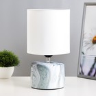 Настольная лампа "Сафари К" Е27 40Вт бело-голубой 12,5х12,5х29 см RISALUX - фото 320378939