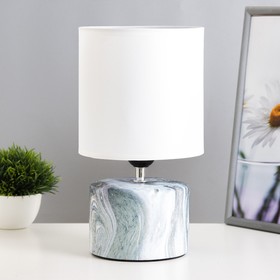 Настольная лампа "Сафари К" Е27 40Вт бело-голубой 12,5х12,5х29 см RISALUX