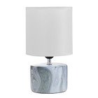 Настольная лампа «Сафари К» Е27 40 Вт бело-голубой 12.5×12.5×29 см RISALUX - Фото 6