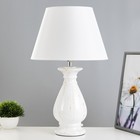 Настольная лампа "Фиона" Е27 40Вт белый 30х30х49 см RISALUX - фото 3802019