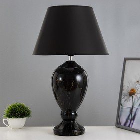 Настольная лампа "Кимберли" Е27 40Вт черный 32х32х52 см RISALUX