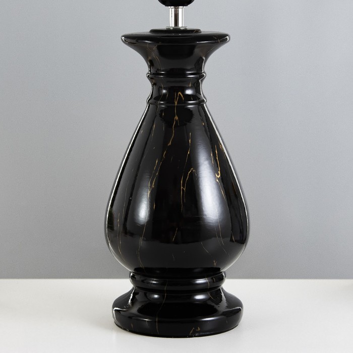 Настольная лампа "Фиона" Е27 40Вт черный 30х30х49 см RISALUX - фото 1907873818