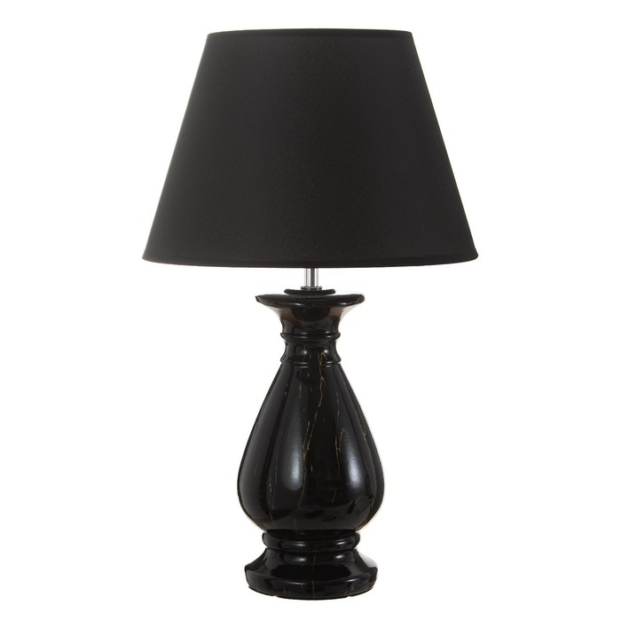 Настольная лампа "Фиона" Е27 40Вт черный 30х30х49 см RISALUX - фото 1907873821