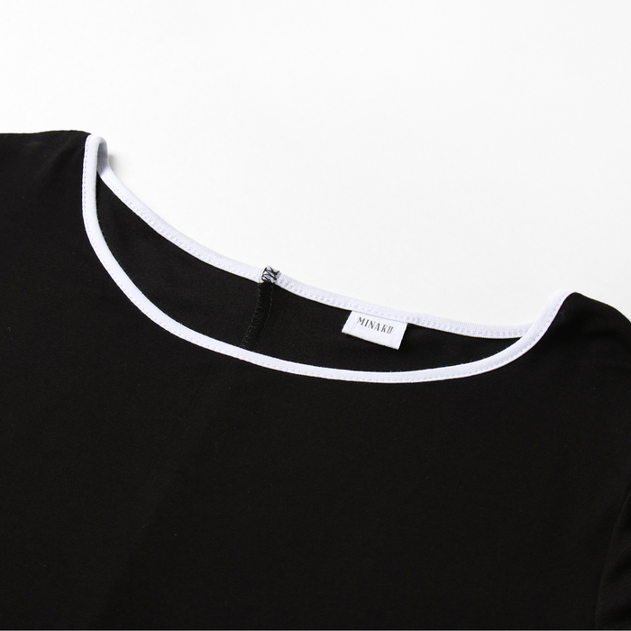 Комплект (джемпер,брюки) женский MINAKU, цвет черный р-р 42 - фото 1909336300