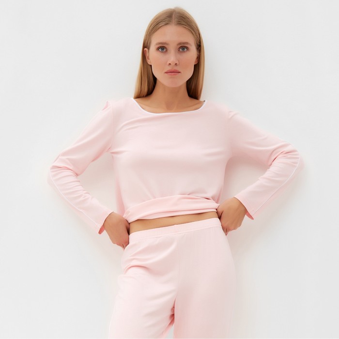 Комплект (джемпер, брюки) женский MINAKU, цвет розовый, размер 42 - фото 1909336356