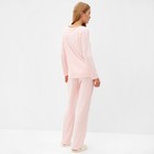 Комплект (джемпер, брюки) женский MINAKU, цвет розовый, размер 46 - Фото 5