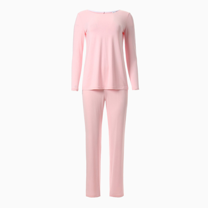 Комплект (джемпер, брюки) женский MINAKU, цвет розовый, размер 46 - фото 1928325212