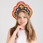 Ободок кокошник «Русская красавица» из фетра, с нанесением - Фото 3