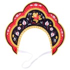 Ободок кокошник «Русская красавица» из фетра, с нанесением - Фото 9