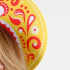 Ободок кокошник «Царица», фетр - Фото 3