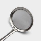 Сито набор Доляна «Металлик» для снятия пены, 3 штуки, цвет серебристый - Фото 3