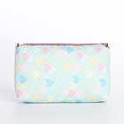 Сумка детская для девочки «Сердечки», на молнии, зелёная - Фото 2