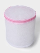 Мешок для стирки белья с диском Доляна, 15×15×19 см, мелкая сетка, белый - Фото 4