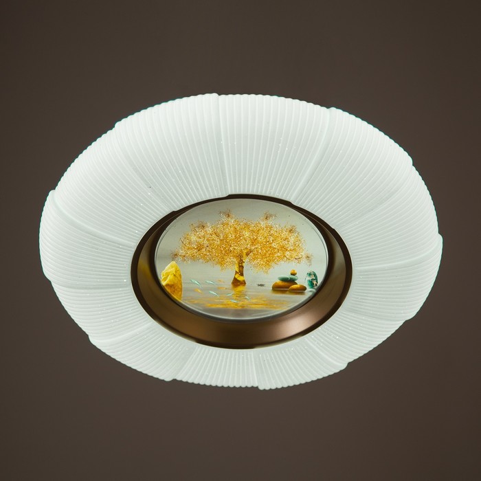 Светильник с ПДУ "Сакура" LED 72Вт диммер 48х48х7см - фото 1906425942