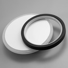 Бра "Круги" LED 42Вт бело-черный d.20см - фото 49850702