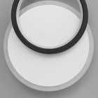 Бра "Круги" LED 42Вт бело-черный d.20см - фото 49850704