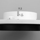 Бра "Кастиллио" LED 42Вт бело-черный d.20см - Фото 8
