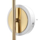 Бра «Техно», Е27, 40 Вт, 21×10×38 см, белый/золотой - фото 24664204