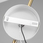 Бра «Техно», Е27, 40 Вт, 21×10×38 см, белый/золотой - фото 24664206