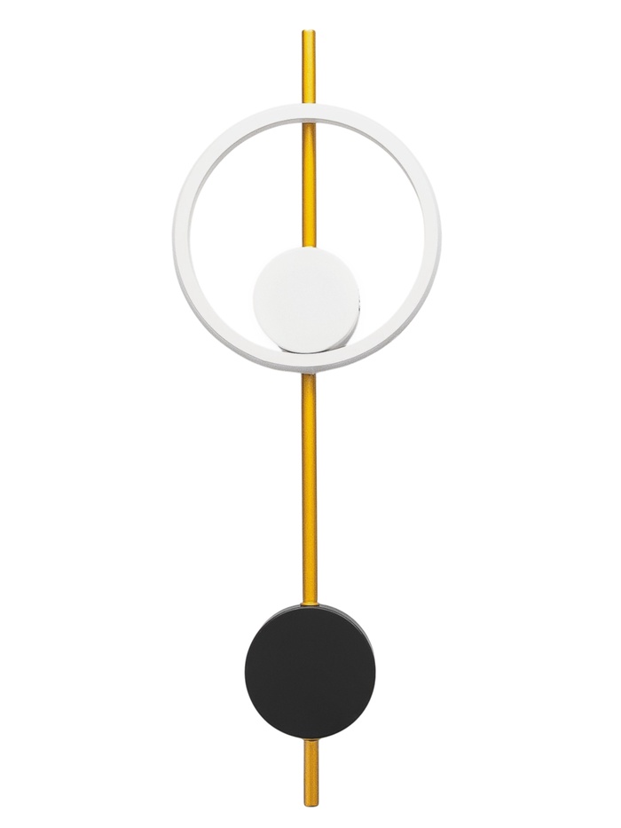 Бра «Элис» LED 24 Вт 4000К бело-золотой 20×8×58 см