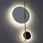 Бра "Галла" LED 20Вт 4000К белый-черный 25х5х51см - фото 24442635