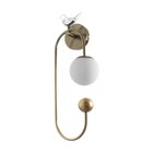 Бра «Птичка» Е27 40 Вт LED 2 Вт золото 20.5×12×44.5 см - Фото 1