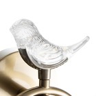 Бра «Птичка» Е27 40 Вт LED 2 Вт золото 20.5×12×44.5 см - Фото 5