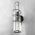 Бра "Кристас" 2хЕ27 40Вт черный 14х12х40см - фото 22986319