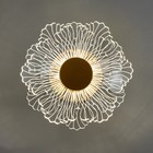 Бра «Пион» LED 4 Вт 4000К золото 20×9×18 см - Фото 2