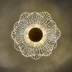 Бра «Пион» LED 4 Вт 4000К золото 20×9×18 см - Фото 3