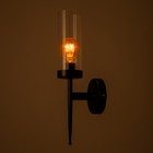 Бра "Орландо" Е27 40Вт черный 16х12х44см - фото 22986359