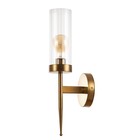 Бра «Орландо», Е27, 40 Вт, 16×12×44 см, золото - фото 22986366