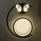Бра «Бабочка» LED 15 Вт 4000К черный 26×10×36 см - Фото 3