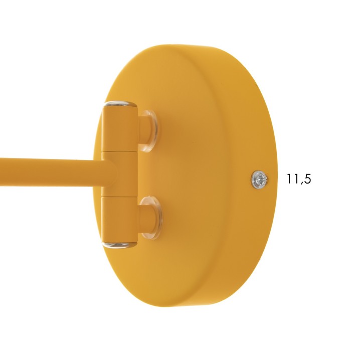 Бра "Центрик" Е27 желтый 61х12х10 см