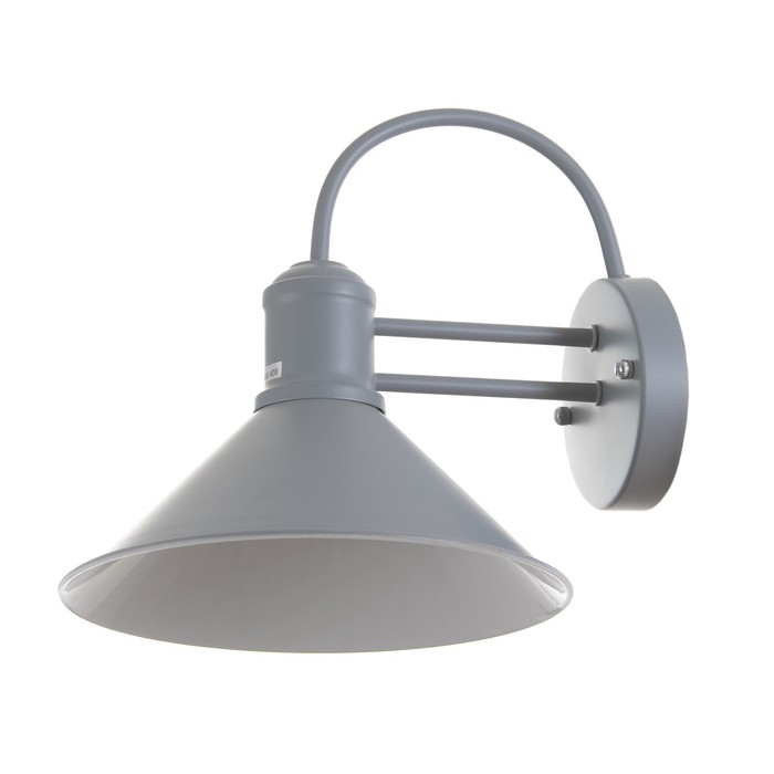 Бра «Бравер» Е27 серый 26×26×30 см - Фото 1