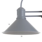 Бра «Бравер» Е27 серый 26×26×30 см - Фото 4