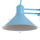 Бра «Бравер» Е27 синий 26×26×30 см - Фото 5