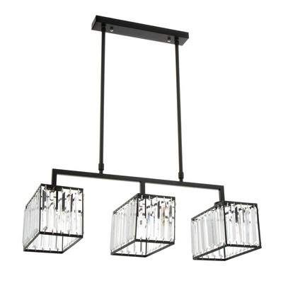 Светильник «Герда» 3хЕ27 40 Вт черный 78×31×33-90 см BayerLux