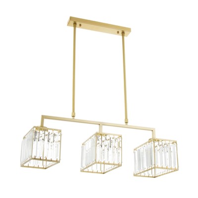 Светильник «Герда» 3хЕ27 40 Вт золото 78×31×33-90 см BayerLux