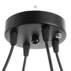 Светильник "Баланс" 4хЕ27 40Вт черный 70х50х90см BayerLux - фото 22986499