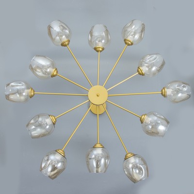 Люстра «Мурано» 12хЕ27 60 Вт золото 105×105×35 см BayerLux